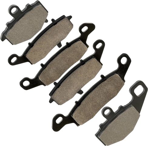 Caltric Front & Rear Brake Pads Compatible with Kawasaki Ex650 Ninja 650 Abs 2013-2016 Front & Rear Pads in Saudi Arabia