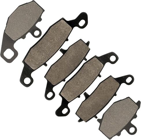 Caltric Front & Rear Brake Pads Compatible with Kawasaki Ex650 Ninja 650 Abs 2013-2016 Front & Rear Pads in Saudi Arabia