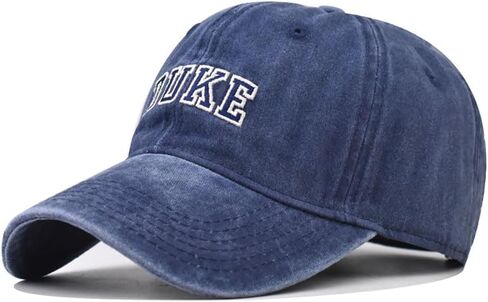 Classic Vintage Washed Duke Embroidery Cotton Hat Men Women Baseball Cap Men Cap for Women Baseball Cap for Men in Saudi Arabia