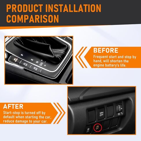 Auto Start Stop Eliminator Fit for Subaru Forester 2019–2024, Crosstrek 2019–2023, Legacy/Outback 2015–2019, Plug & Play Disables Auto Engine Stop Start/Stop Memory Module in Kuwait