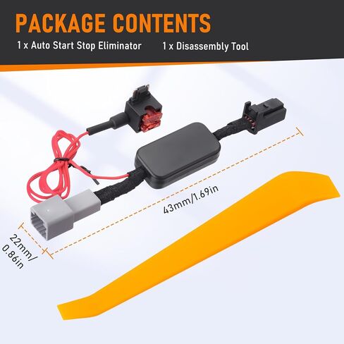 Auto Start Stop Eliminator Fit for Subaru Forester 2019–2024, Crosstrek 2019–2023, Legacy/Outback 2015–2019, Plug & Play Disables Auto Engine Stop Start/Stop Memory Module in Kuwait