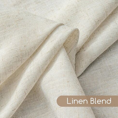 Natural Extra Long Linen Curtains 240 Inches Long for Living Room High Ceiling Bedroom Window Drapes Light Filtering Window Treatment Semi Sheer Curtains 2 Panels Set Rod Pocket Cream Beige 40x240 in Saudi Arabia