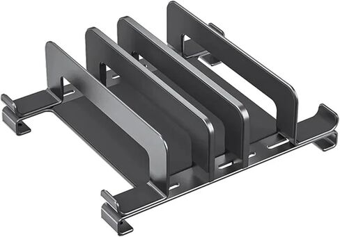 Storage vertical carbon steel stand base desktop heat dissipation storage stand(Gray) in Saudi Arabia