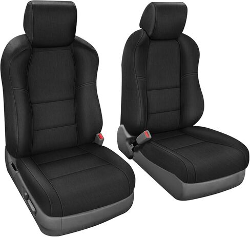 Front Seat Covers Compatible with 2004-2008 Acura TL, Heavy Duty Cationic Linen Fabric Seat Protector in Kuwait