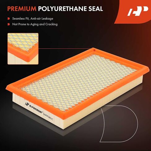 A-Premium 2-PC Engine Air Filter Compatible with Chevrolet Malibu 2006-2008 & Pontiac G6 2005-2010, 2.4L 3.5L 3.9L in Saudi Arabia