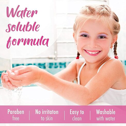 8 Pack: Kids Makeup Party Favors for Little Girls - Real Washable Play Cosmetic Kits in Princess Purse, Bulk Pretend Play Make Up Toy Sets in Kuwait