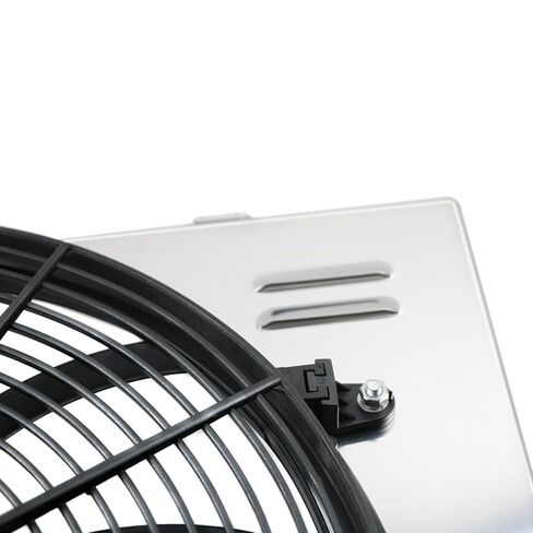 CU571 Aluminum Radiator Shroud Fan for Chevy Nova Chevelle Camaro Caprice El Camino Impala for Pontiac Firebird/Oldsmobile Cutlass/Buick Regal Electric Fan 1x16 Fan Thermostat Relay Kit in Kuwait