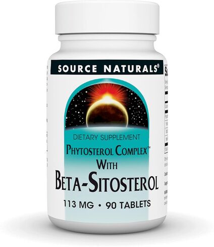 Source Naturals Phytosterol Complex with Beta-Sitosterol, Supports Healthy Cholesterol Levels*, 113 mg - 180 Tablets in Saudi Arabia