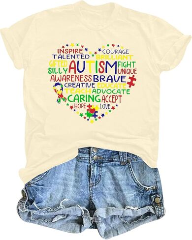 Be Like A Schwa It's Never Stressed Shirt Women Autism Awareness T Shirts Speech Therapy Dyslexia Tees Tops in Saudi Arabia