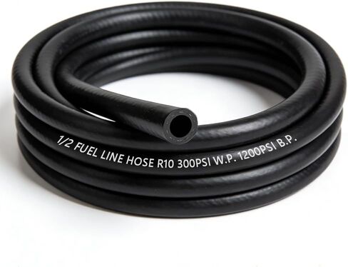 3/4 Inch Fuel Line Hose 150 PSI R10 Push Lock Hose - for Gas, Diesel, E85, Oil & Hydraulic Fluid - Flexible Replacement for Fuel Pump, Supply & Return Lines in Saudi Arabia