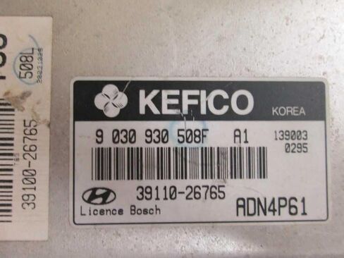 Engine ECM Control Module 1.6L Fits 04-06 Compatible with Hyundai Accent 39110-26765 3911026765 in Saudi Arabia