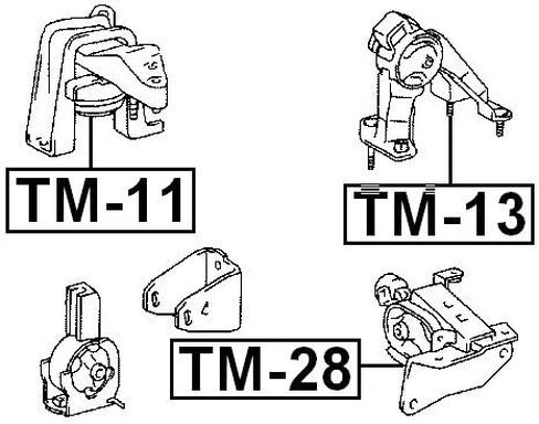 1230522240 - حامل المحرك الأيمن لتويوتا in Kuwait
