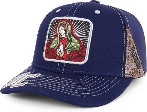 Trendy Apparel Shop Lady of Guadalupe Maria Embroidered Laser Punching Back Cap in Saudi Arabia