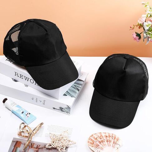 12 قطعة من قبعات سائقي الشاحنات الشبكية باللون الأسود in Kuwait