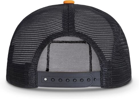 Baseball Fan Patch Trucker Hat - Netted Snapback Baseball Cap with Team Design for Men & Women (Yellow/Black, Baltimore) in Saudi Arabia