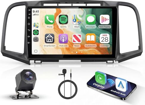 Hodozzy 4G+64G Android Car Stereo for Toyota Venza 2008-2016 Radio with Wireless Carplay Android Auto Mirror Link, 9 inch Touch Screen Radio with GPS, Mirror Link, Bluetooth, WiFi, 32EQ, FM/RDS Radio in Kuwait