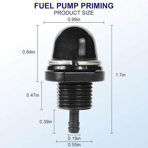 Fuel Pump Priming 895124, Compatible with Mercury 8HP 9.9HP 10HP 15HP 20HP Carb 4 Stroke 2005-2008, Outboard Priming Start Pump Replace 895124 in Kuwait
