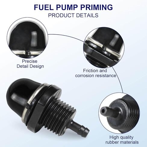 Fuel Pump Priming 895124, Compatible with Mercury 8HP 9.9HP 10HP 15HP 20HP Carb 4 Stroke 2005-2008, Outboard Priming Start Pump Replace 895124 in Kuwait