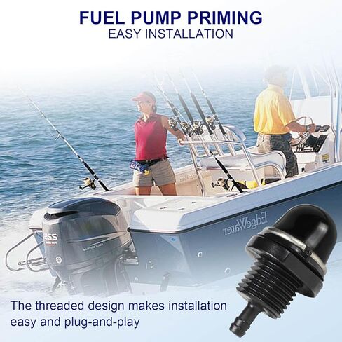Fuel Pump Priming 895124, Compatible with Mercury 8HP 9.9HP 10HP 15HP 20HP Carb 4 Stroke 2005-2008, Outboard Priming Start Pump Replace 895124 in Kuwait