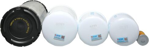 ST-7043 Filter Kit Fits New Holland TC25D TC27D TC29D TC29DA TC30 TC33D TC33DA tractor Replaces Oil/Lube 84475542, Fuel 47797858, Air Kit 87682998 84539215,Hydraulic 84475483 47671640 (6 Pcs) in Kuwait