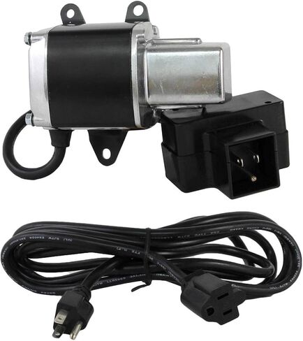 RAREELECTRICAL محرك كهربائي 120 فولت متوافق مع تيكومسيه Ohv Lh195 Oh195 Ohh50 Ohh55 Ohh60 Ohsk50-Ohsk70 منفاخ الثلج 33290 9 أسنان Ccw Pmdd in Kuwait