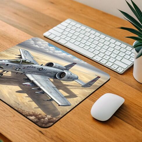 A-10 Warthog Thunderbolt II US Air Force Ground Attack Plane Low Profile Mouse Pad Mat in Kuwait