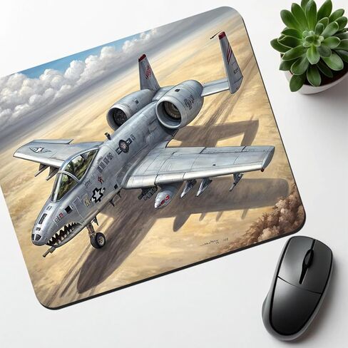 A-10 Warthog Thunderbolt II US Air Force Ground Attack Plane Low Profile Mouse Pad Mat in Kuwait