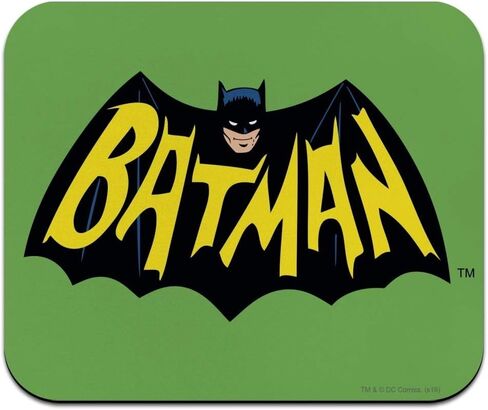 Batman Classic TV Series Logo Low Profile Thin Mouse Pad Mousepad Rubber multi-colored in Saudi Arabia