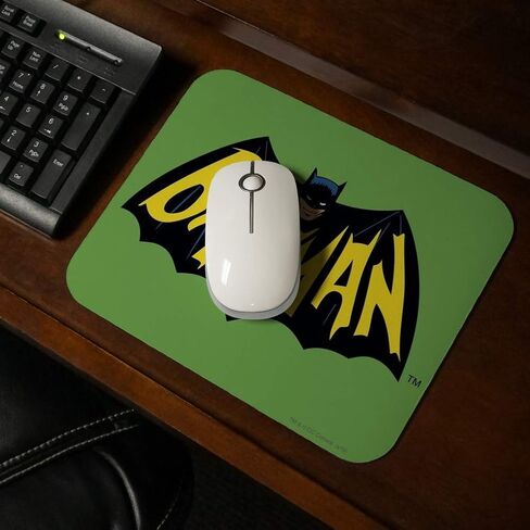 Batman Classic TV Series Logo Low Profile Thin Mouse Pad Mousepad Rubber multi-colored in Saudi Arabia