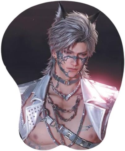 لوحة ماوس ألعاب Love and Deepspace Sylus Xavier Zayne Rafayel Caleb لوحة ماوس ثلاثية الأبعاد على الصدر (Sylus 3) in Kuwait