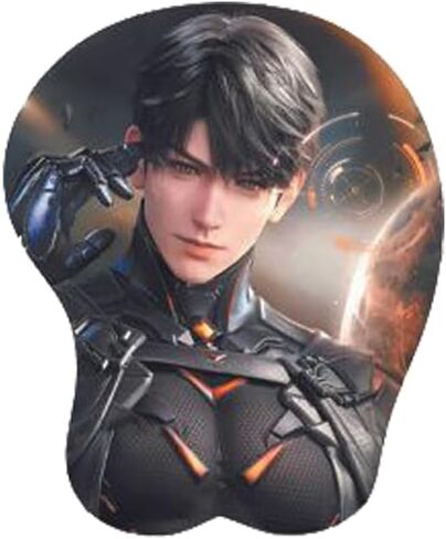 Love and Deepspace Gaming Mouse Pad Sylus Xavier Zayne Rafayel Caleb 3D Chest Mouse pad (Sylus 3) in Saudi Arabia