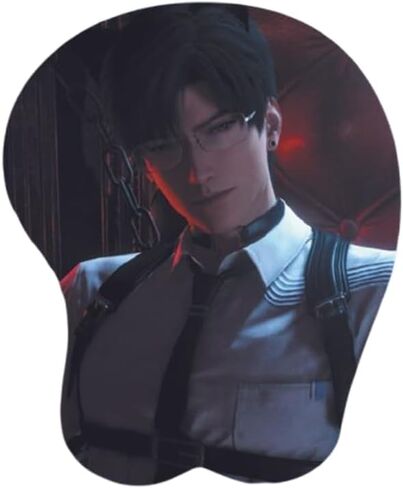 Love and Deepspace Gaming Mouse Pad Sylus Xavier Zayne Rafayel Caleb 3D Chest Mouse pad (Sylus 3) in Saudi Arabia