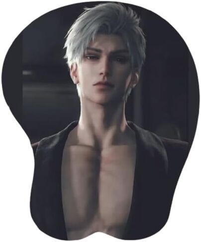Love and Deepspace Gaming Mouse Pad Sylus Xavier Zayne Rafayel Caleb 3D Chest Mouse pad (Sylus 3) in Saudi Arabia