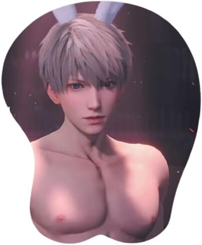 Love and Deepspace Gaming Mouse Pad Sylus Xavier Zayne Rafayel Caleb 3D Chest Mouse pad (Sylus 3) in Saudi Arabia