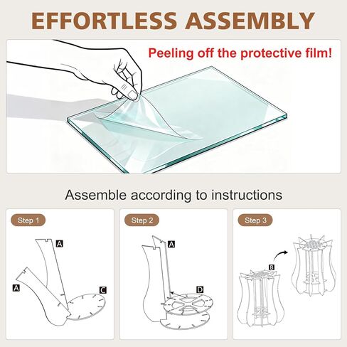 مزهرية لباقة زهور ليغو، حامل عرض أكريليك متوافق مع مجموعات ليغو النباتية، ورود عباد الشمس، لمحبي مجموعة بناء زهرة ليغو، شفاف كريستالي in Kuwait