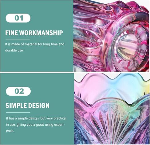 Crystal Glass Colorful Vase Flower Vase for Flower Arrangements Home Wedding Decor in Saudi Arabia