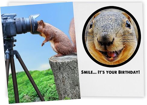 بطاقة عيد ميلاد مضحكة لها أو له أو لصديق أو زميل في العمل أو أخت أو أي شخص يحب صور الحيوانات المضحكة in Kuwait