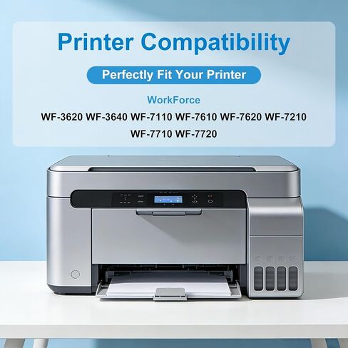 Remanufactured 252XL Ink Cartridges Replacement for Epson 252 Ink Cartridges Black ink Cartridge work with Workforce WF-3640 WF-7610 WF-7620 WF-7710 WF-7720 WF-3630 WF-3620 Workforce 3740 Ink(2 Pack) in Kuwait