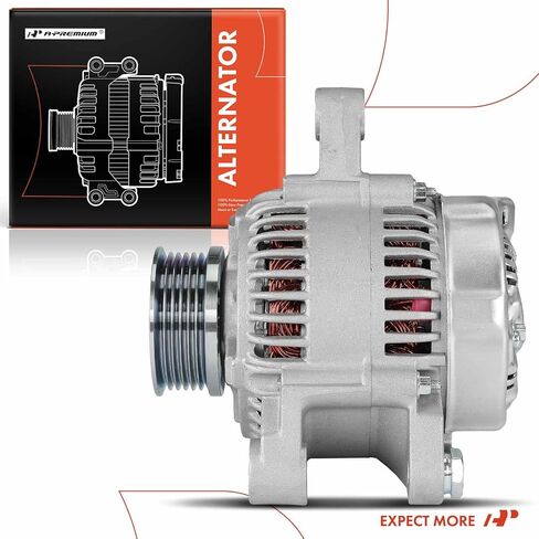 A-Premium Alternator Compatible with Toyota Camry 1994-1996, Avalon 1995-1999 & Lexus ES300 1994-1996, 3.0L, 12V 80A 6-Groove Pulley Clockwise, Replace# 270600A020, 2706020010 in Saudi Arabia