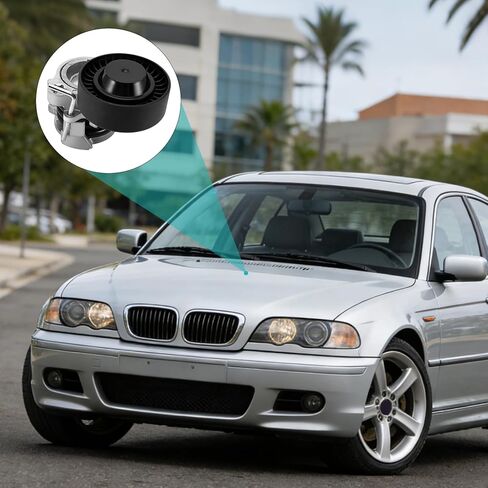 38384 مجموعة شداد حزام A/C مع بكرة لسيارات BMW 325i 325xi 330i 525i 530i Z4 2003-2005,320i 330xi 2002-2005,325Ci 330Ci 2003-2006,X3 2004-2006,X5 2002-2006 2.2L 2.5L 3.0L L6 11287512758 in Saudi Arabia