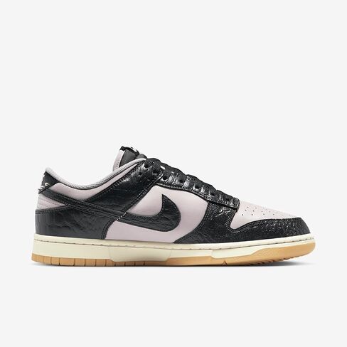 حذاء Nike Dunk Low Retro للرجال (HF9191-001، بنفسجي بلاتيني/رغوة وردية/حليب جوز الهند/أسود) مقاس 13 in Saudi Arabia