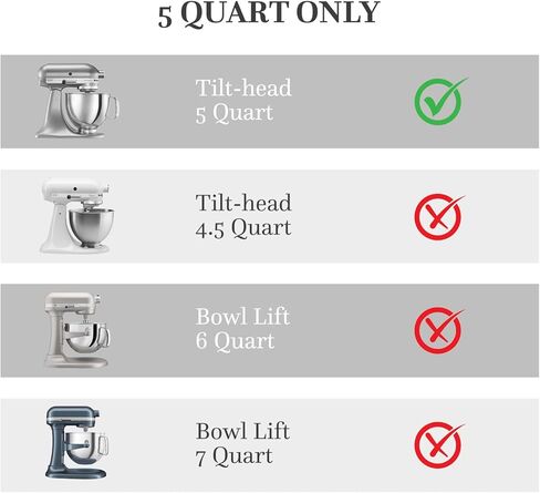 بطانات السيليكون المزيج المتوافقة مع 5 خلاطات Quart Kitchaid - مرفقات خلاط KitchenAid ، وملحقات خلاطات مساعدة المطبخ ، وأوعية خلاط البديل لم تعد هناك حاجة إليها - 3 بطانات و 3 أغطية مشمولة in Saudi Arabia