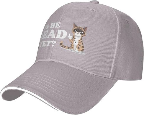 is He Dead Yet Hat for Women Baseball Hat Funny Hat in Saudi Arabia