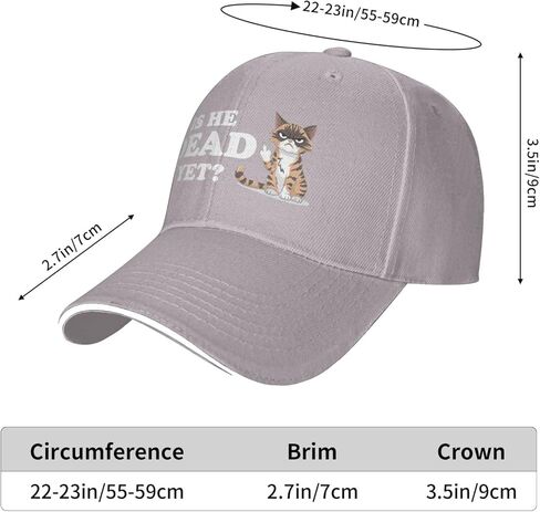 is He Dead Yet Hat for Women Baseball Hat Funny Hat in Saudi Arabia