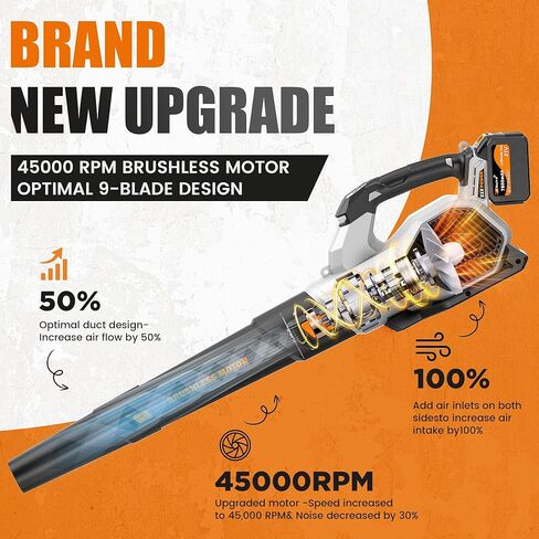 21V 6.0 Ah Power Battery Replacement for Leaf Blower Cordless in Kuwait