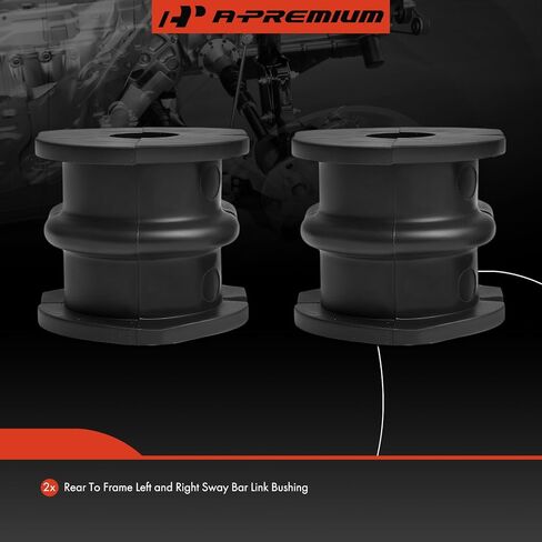 A-Premium 2 x Rear To Frame Sway Bar Bushing Kit, Compatible with Nissan Altima 2006 2007 2008 in Saudi Arabia