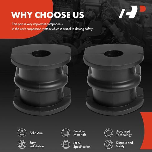 A-Premium 2 x Rear To Frame Sway Bar Bushing Kit, Compatible with Nissan Altima 2006 2007 2008 in Saudi Arabia