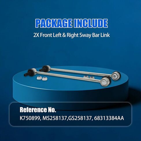 2 Pack K750899 Front Sway Bar Stabilizer Link Compatible with Chry.sler Pacifica 2017-2025, Voyager 2020-2025, Grand Caravan 2021-2025, Replace# 68313384AA 2653491 MS258137 in Kuwait