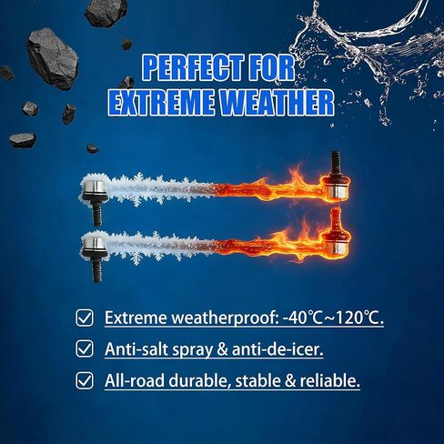 2 Pack K750899 Front Sway Bar Stabilizer Link Compatible with Chry.sler Pacifica 2017-2025, Voyager 2020-2025, Grand Caravan 2021-2025, Replace# 68313384AA 2653491 MS258137 in Kuwait