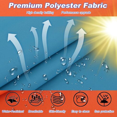 Round Outdoor Daybed Cushion Cover Replacement, Anti-UV Water-Resistant Patio Sunbed Cover with Elastic Band, Spliced Design for Sun Bed Accessories (Cover Only) (Dark Gray, 66" * 66") in Saudi Arabia